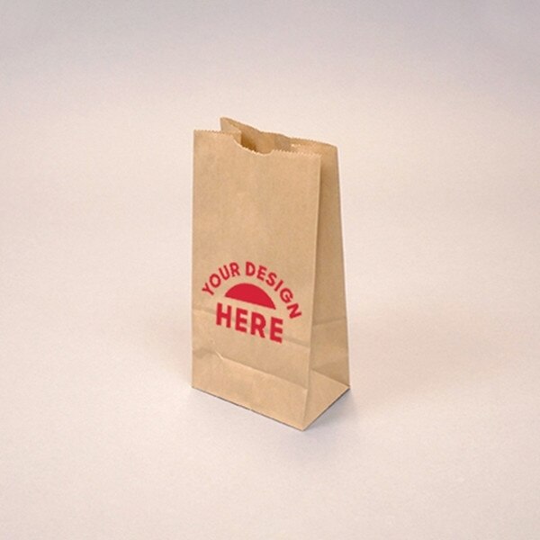 Custom-Printed Natural Kraft 4-lb G